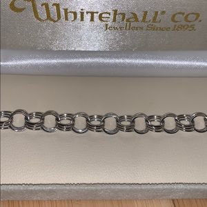 Sterling silver charm bracelet